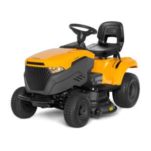 Stiga Tornado 398 Petrol Garden Tractor - side discharge